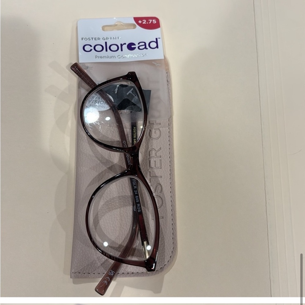 Foster Grant Coloread Glasses with Brown Frame 2.75
